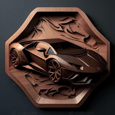 3D модель Lamborghini Sesto Elemento (STL)